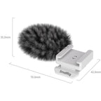 SmallRig 5434 Furry Windscreen Kit for Canon EOS R50 V (2pcs)