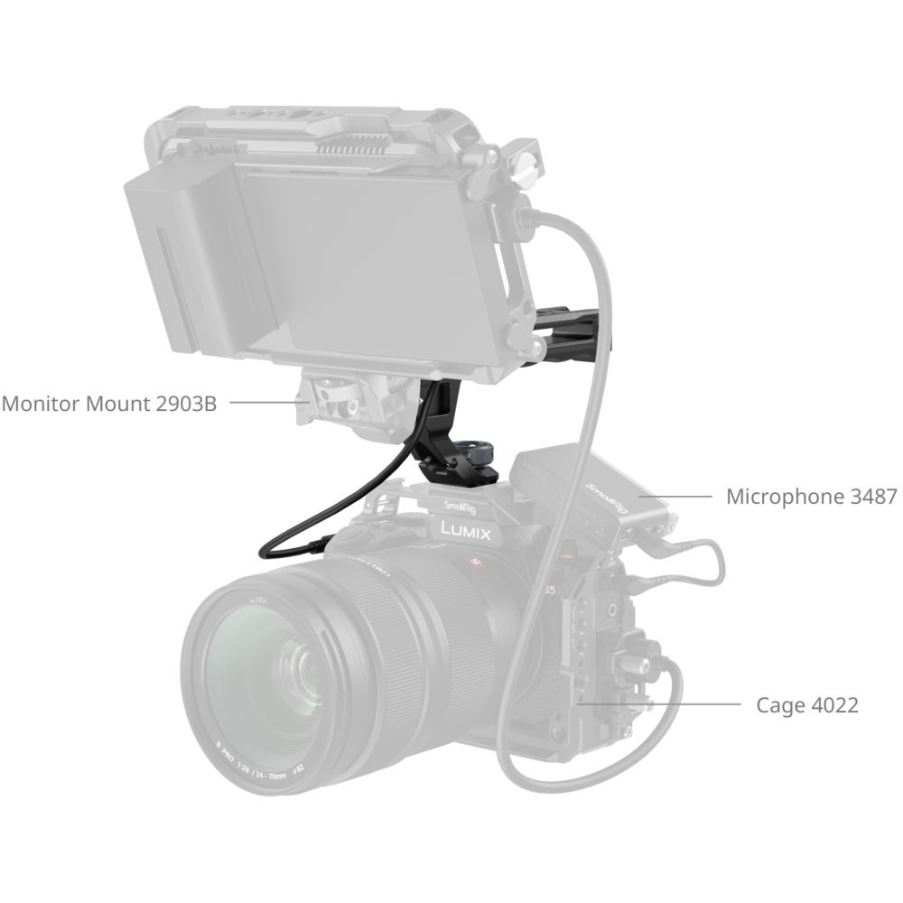 SmallRig 4927 Top Handle with Rec Trigger (ARRI Locating Screw)