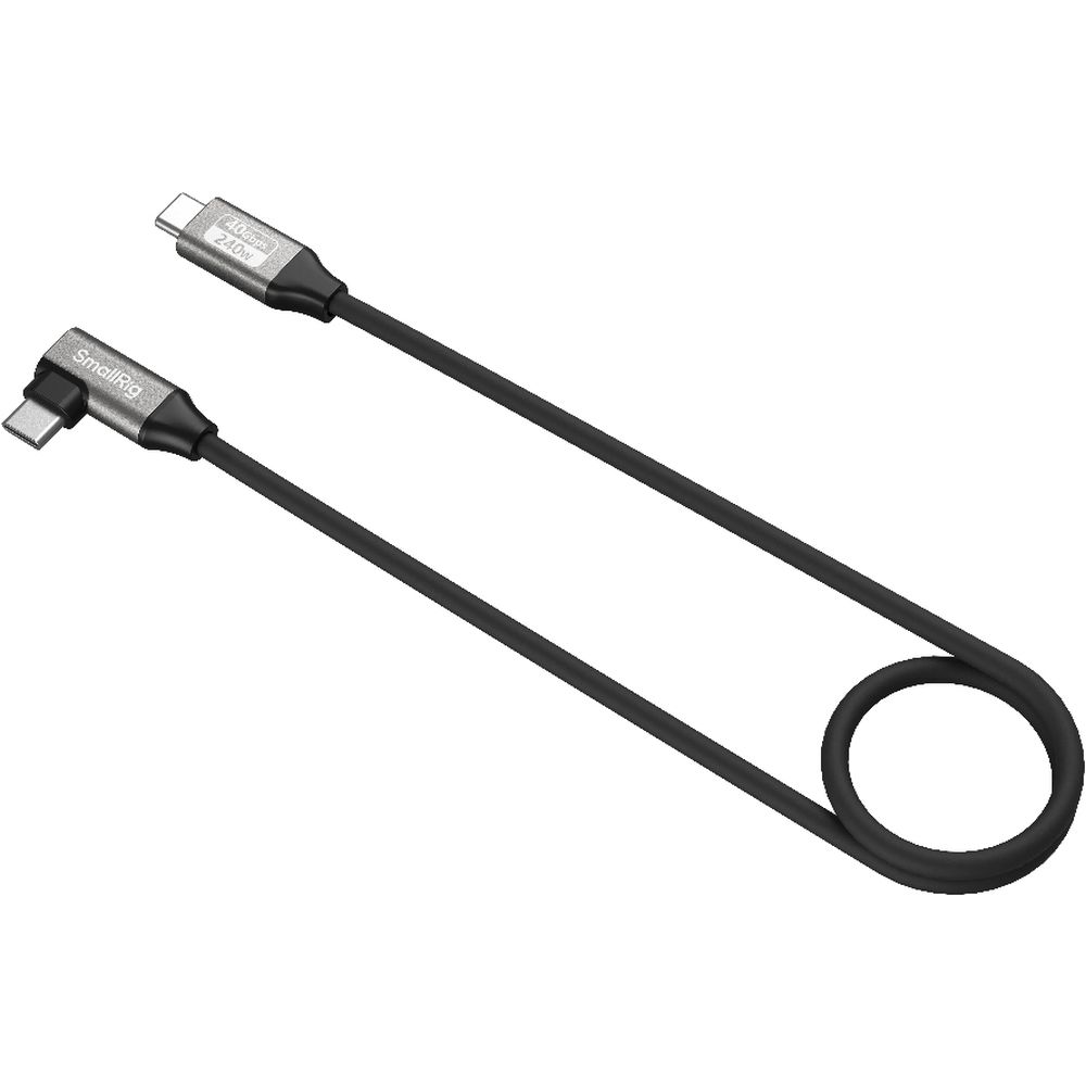 Cavo dati USB-C SmallRig 5076 (da dritto ad angolato, 60 cm) (40Gbps + 240W + 8K)