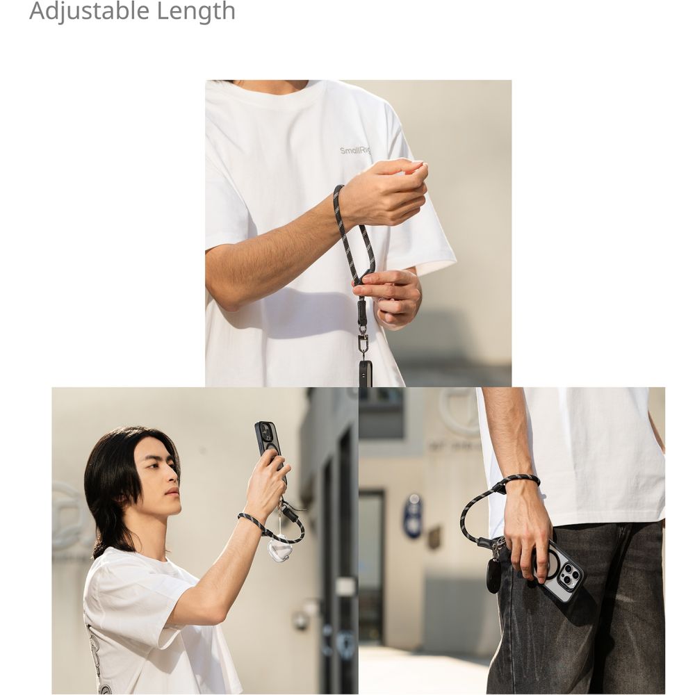SmallRig 4990 FilMov Phone Wrist Strap, black