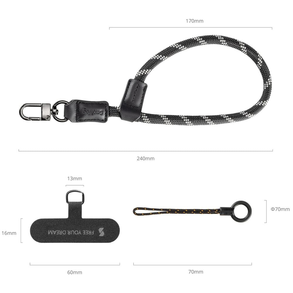 SmallRig 4990 FilMov Phone Wrist Strap, black