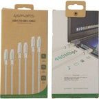 4smarts USB-C Premium Cable Set 3x (3.0mtr + 1.5mtr + 0.5mtr)