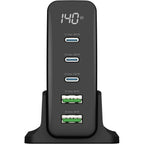 Ansmann DC5140PD Caricabatterie da tavolo 140W con display