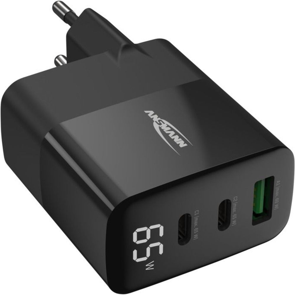 Ansmann HC365PD Caricatore 65W con display
