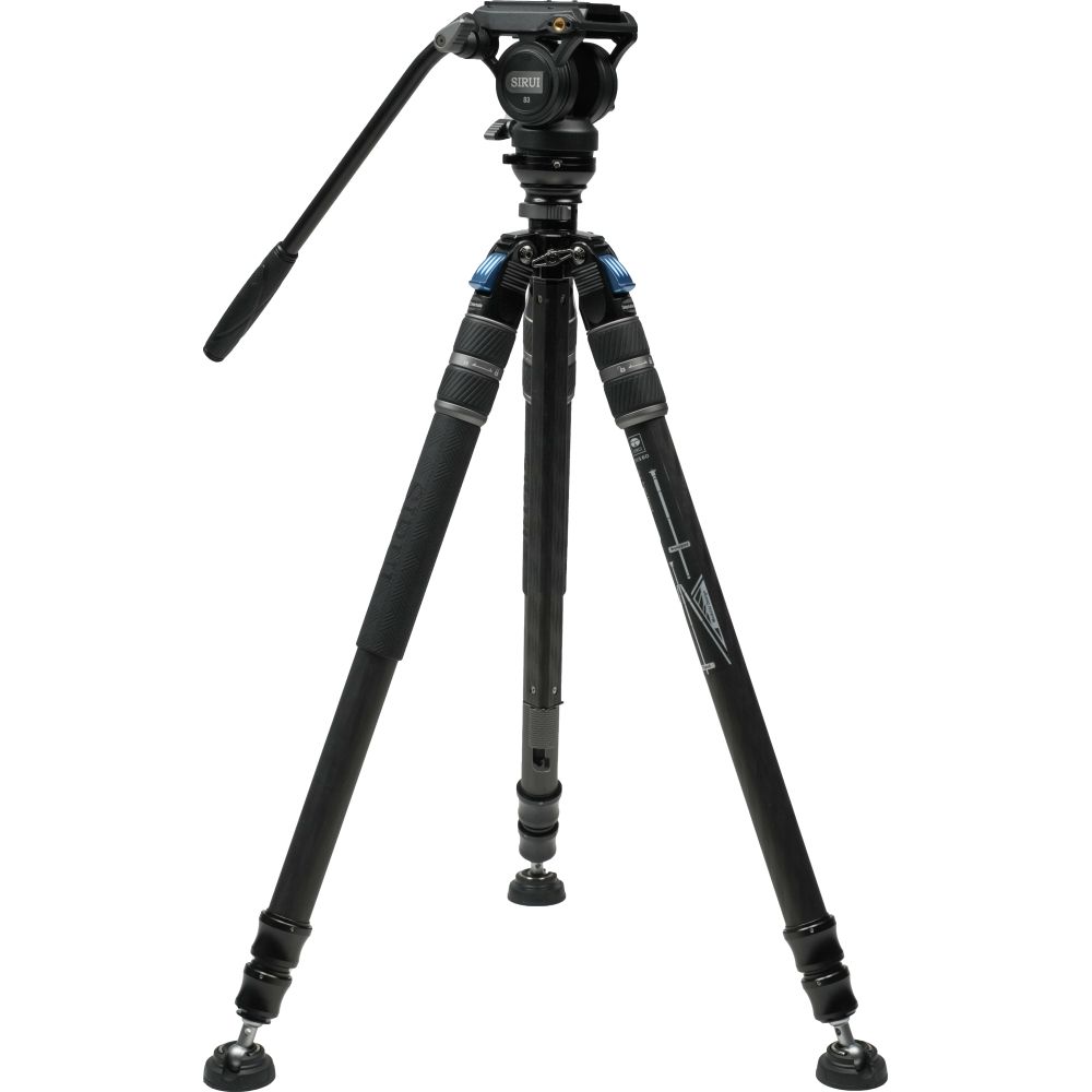 Sirui SVS60+S3 One-step Carbon Fiber Height Adjustment Video Tripod Kit