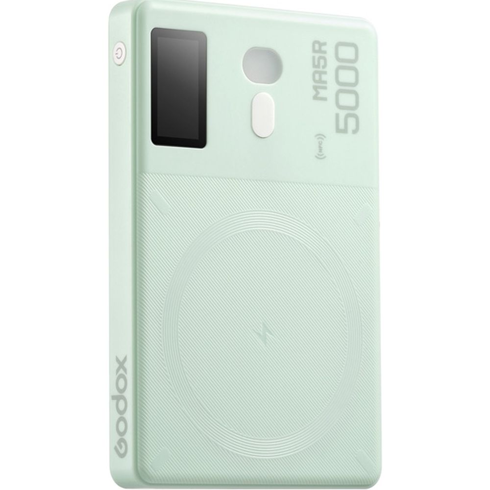 Godox MA5R Mobile Power Bank e luce LED RGB verde