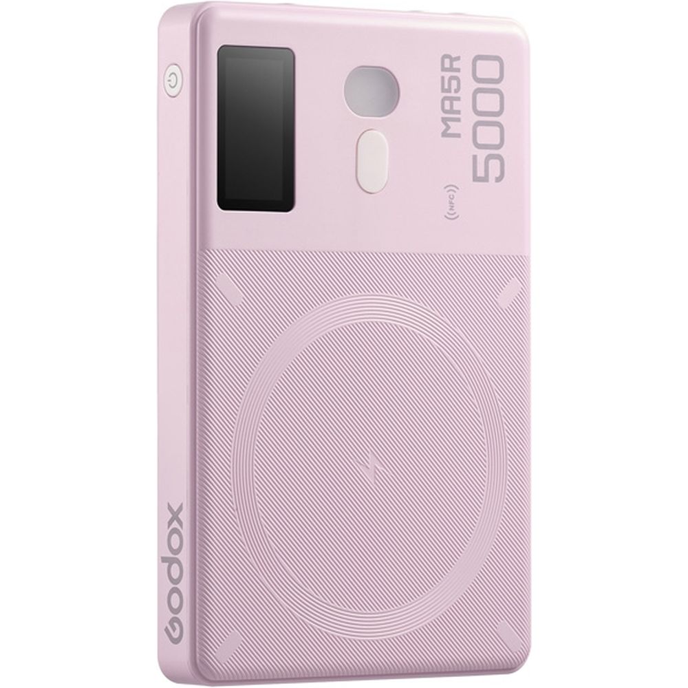 Godox MA5R Mobile Power Bank e luce LED RGB rosa