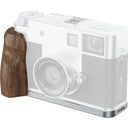 SmallRig 5223 L-Shaped Mount Plate with Wooden Handle for FUJIFILM X half, silver