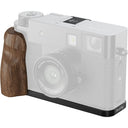 SmallRig 5224 Piastra di montaggio a L con impugnatura in legno per FUJIFILM X half, nero