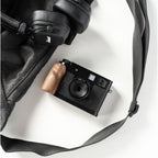 SmallRig 5224 Piastra di montaggio a L con impugnatura in legno per FUJIFILM X half, nero