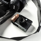 SmallRig 5394 L-Shaped Mount Plate with Wooden Handle for FUJIFILM X half, charcoal silver