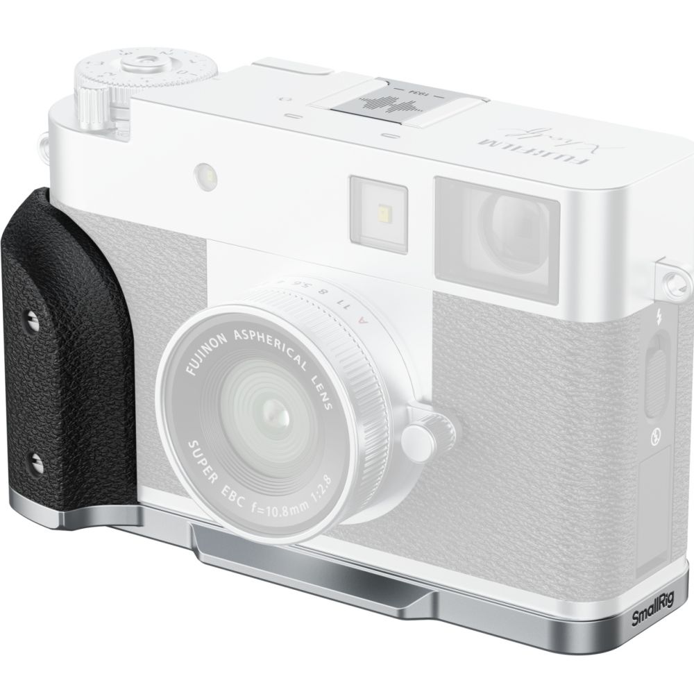 SmallRig 5216 L-Shaped Mount Plate with Silicone Handle for FUJIFILM X half, silver
