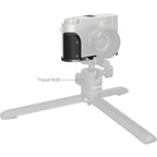SmallRig 5217 Piastra di montaggio a L con impugnatura in silicone per FUJIFILM X half, argento antracite