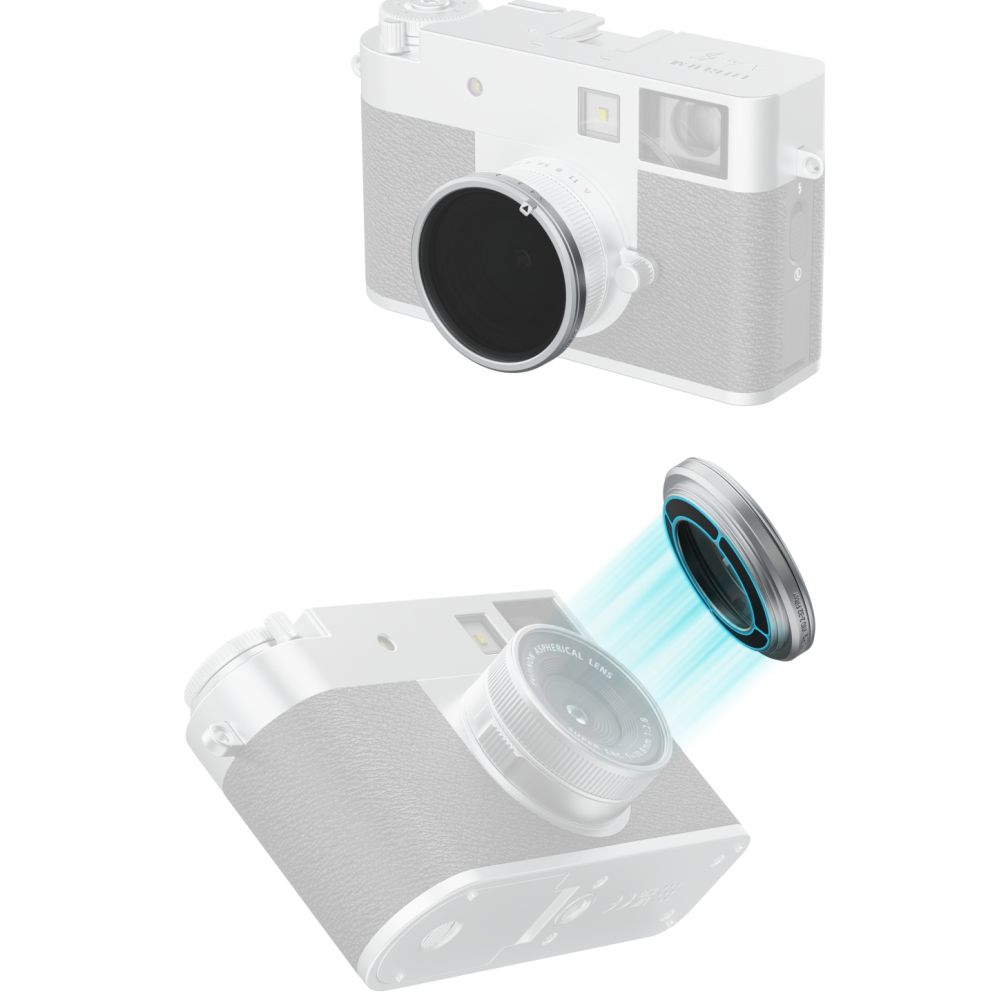 SmallRig 5391 Filtro magnetico VND ND2 - ND32 per FUJIFILM X metà, argento