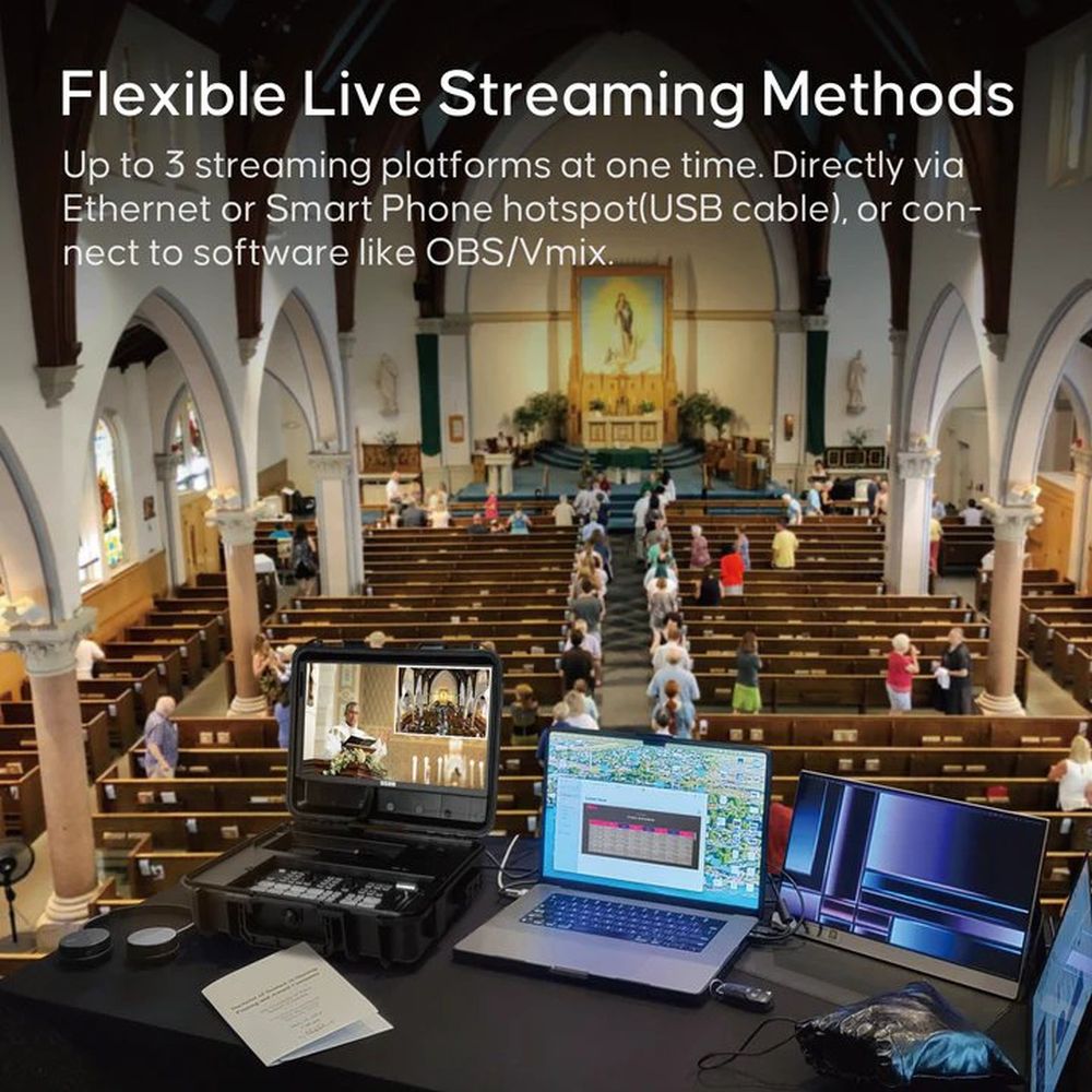 Kit Osee Multicamera per lo streaming live SDI e HDMI