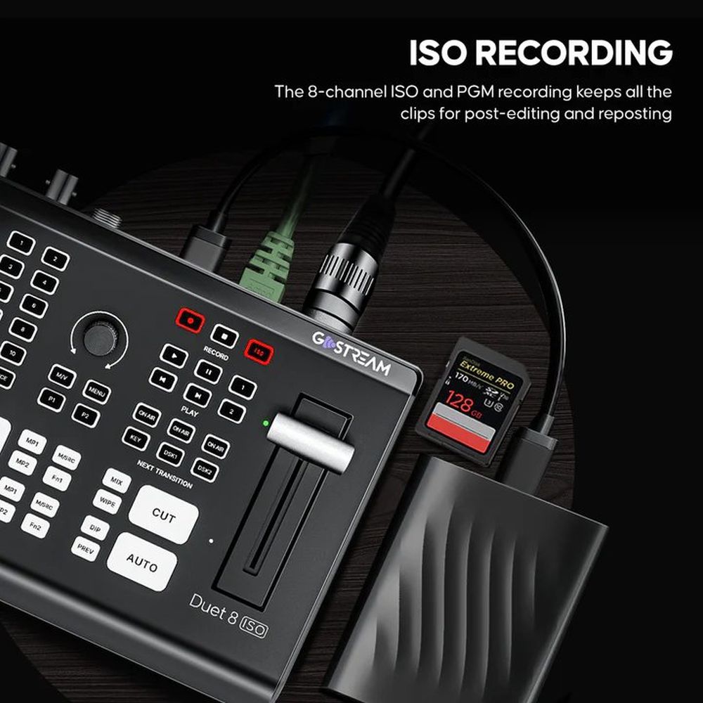 Osee Multicamera live streaming switcher ISO SDI e HDMI