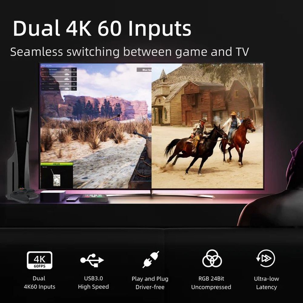 Osee Capture Card M2 - Dual 4K-HDMI USB 3.0