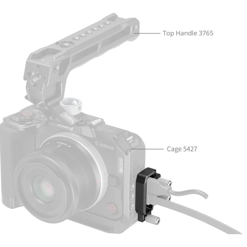 SmallRig 5534 HDMI & USB-C Cable Clamp for Canon EOS R50 V Cage