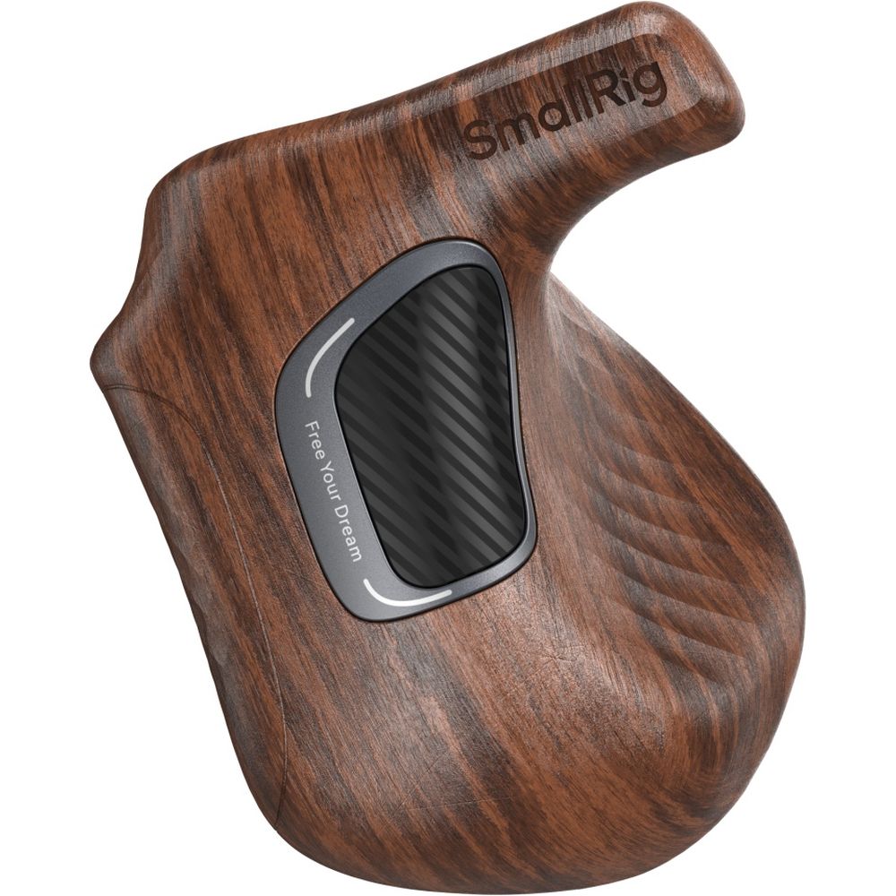 SmallRig 5161 Impugnatura in legno serie "ImageGrip" con morsetto NATO (lato sinistro)