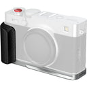 SmallRig 5447 Piastra di montaggio a L con impugnatura in silicone per Fujifilm X-E5, argento