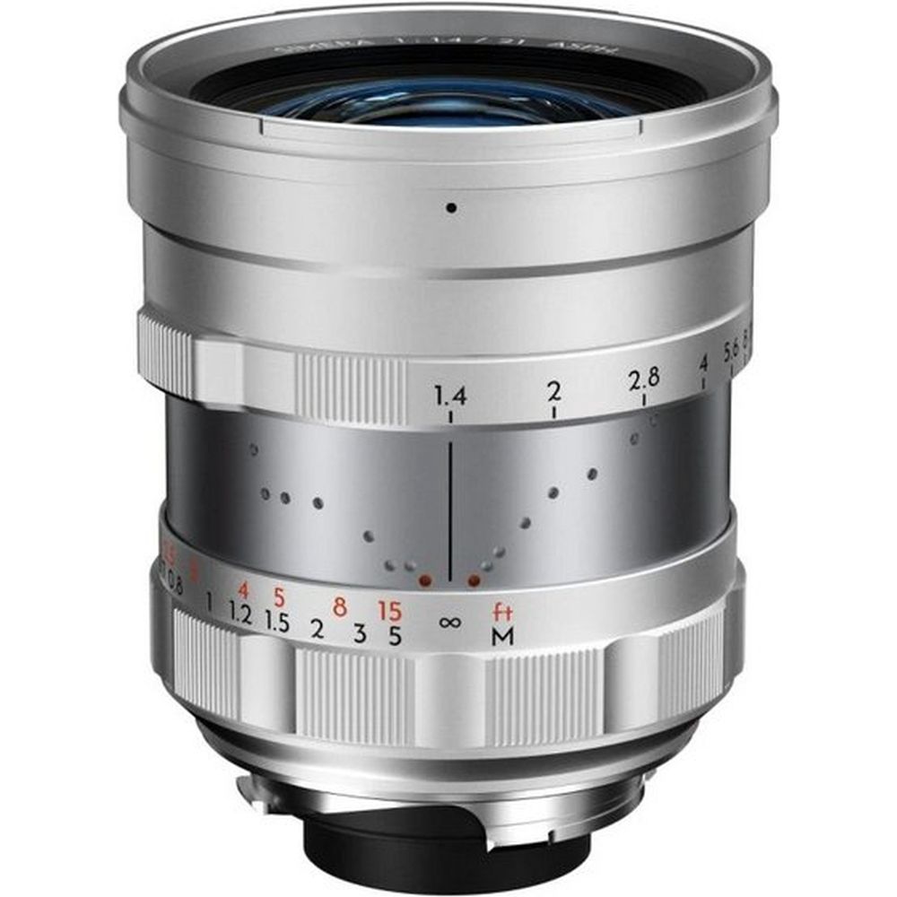 Thypoch Full-frame Simera 21mm f/1.4 per attacco Leica M, argento