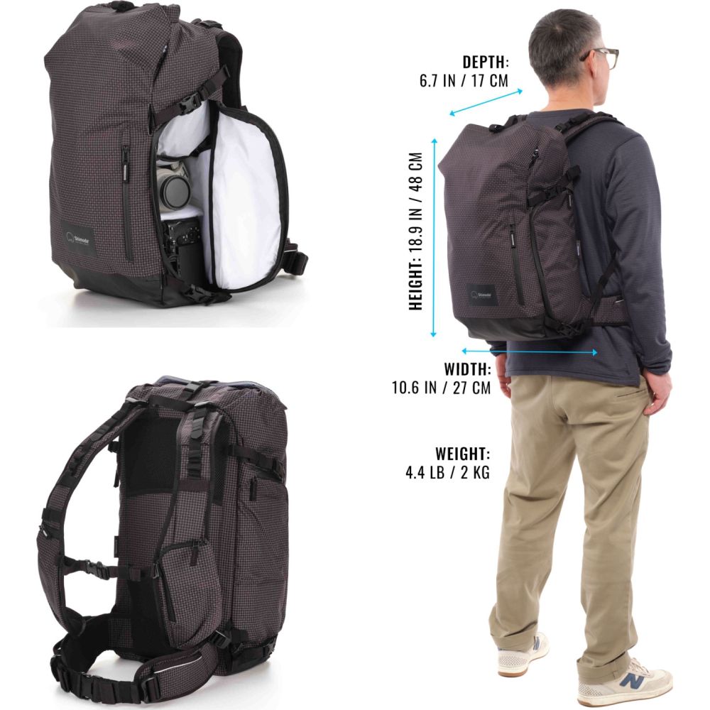 Shimoda Backpack Sidecountry 28 Starter Kit - black/white - 520-351