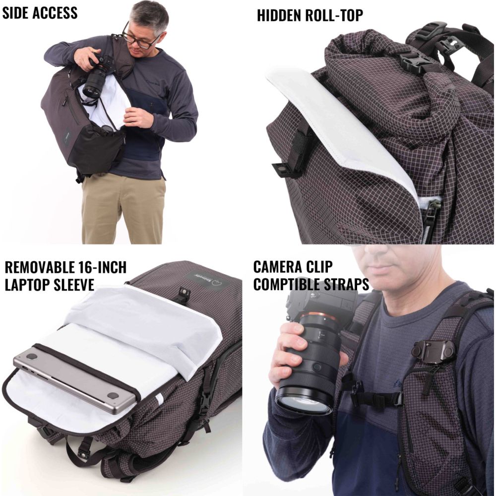Shimoda Backpack Sidecountry 28 Starter Kit - black/white - 520-351