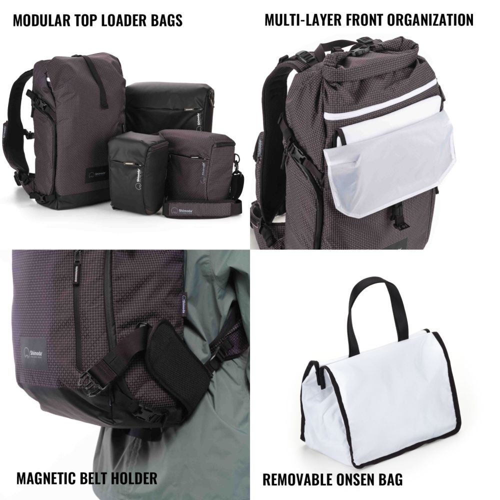 Shimoda Backpack Sidecountry 28 Starter Kit - black/white - 520-351