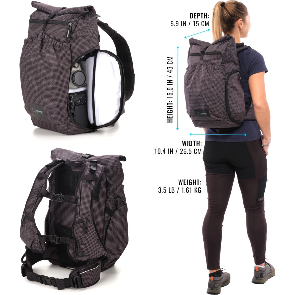 Shimoda Zaino Side lite 22 Starter Kit donna - nero/bianco - 520-373