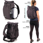 Shimoda Zaino Side lite 22 Starter Kit donna - nero/bianco - 520-373