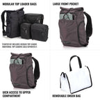 Shimoda Zaino Side lite 22 Starter Kit donna - nero/bianco - 520-373
