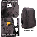Shimoda Zaino Side lite 22 Starter Kit donna - nero/bianco - 520-373