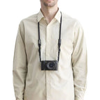 Artisan & Artist ACAM 307A Cinghia per fotocamera, nera