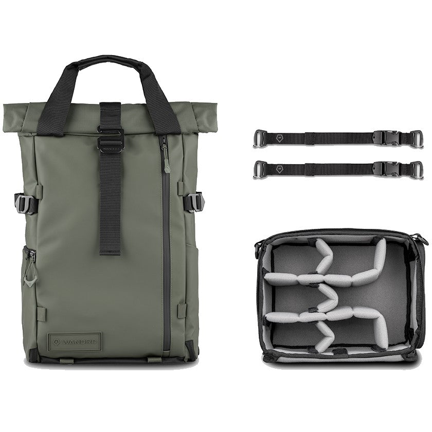 Zaino WANDRD PRVKE Photo Bundle V4 - Wasatch Green - 21L