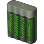 Caricabatterie GP USB M451 incl.... 4 x RECYKO AA 2600 mAh