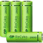 Caricabatterie GP USB M451 incl.... 4 x RECYKO AA 2600 mAh