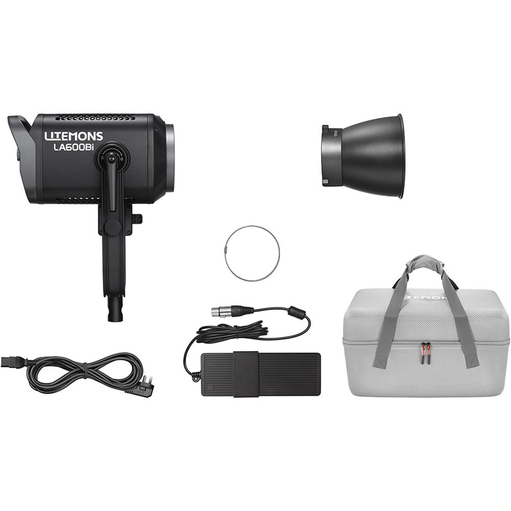 Godox Litemons LA600BI Luce video LED a colori BI con borsa per il trasporto (nera)