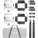 Godox Litemons LP1200R Kit di 2 pannelli luminosi a LED RGB