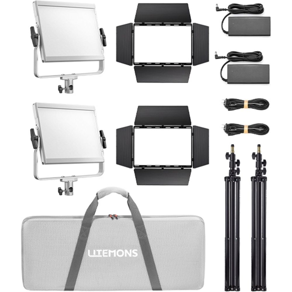Godox Litemons LP1200R Kit di 2 pannelli luminosi a LED RGB