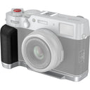 SmallRig 4555B L-Shape Mount Plate with Handle for FUJIFILM X100VI / X100V (Silver)