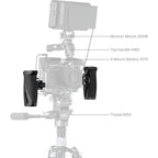 SmallRig 5194 Impugnatura laterale rotante con viti da 1/4"-20