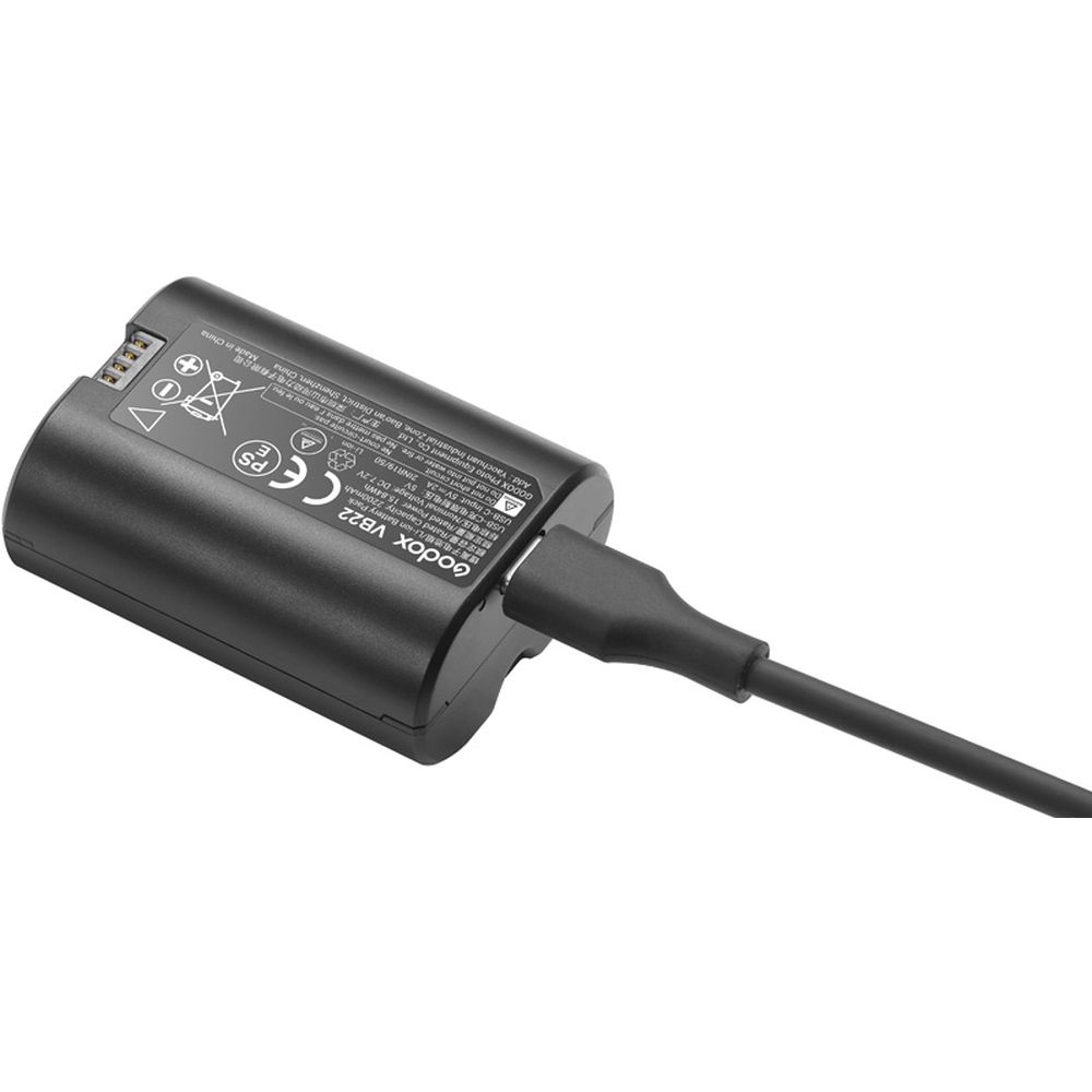 Batteria ricaricabile Godox VB-22 per flash touch schermo agli ioni di litio TTL V480