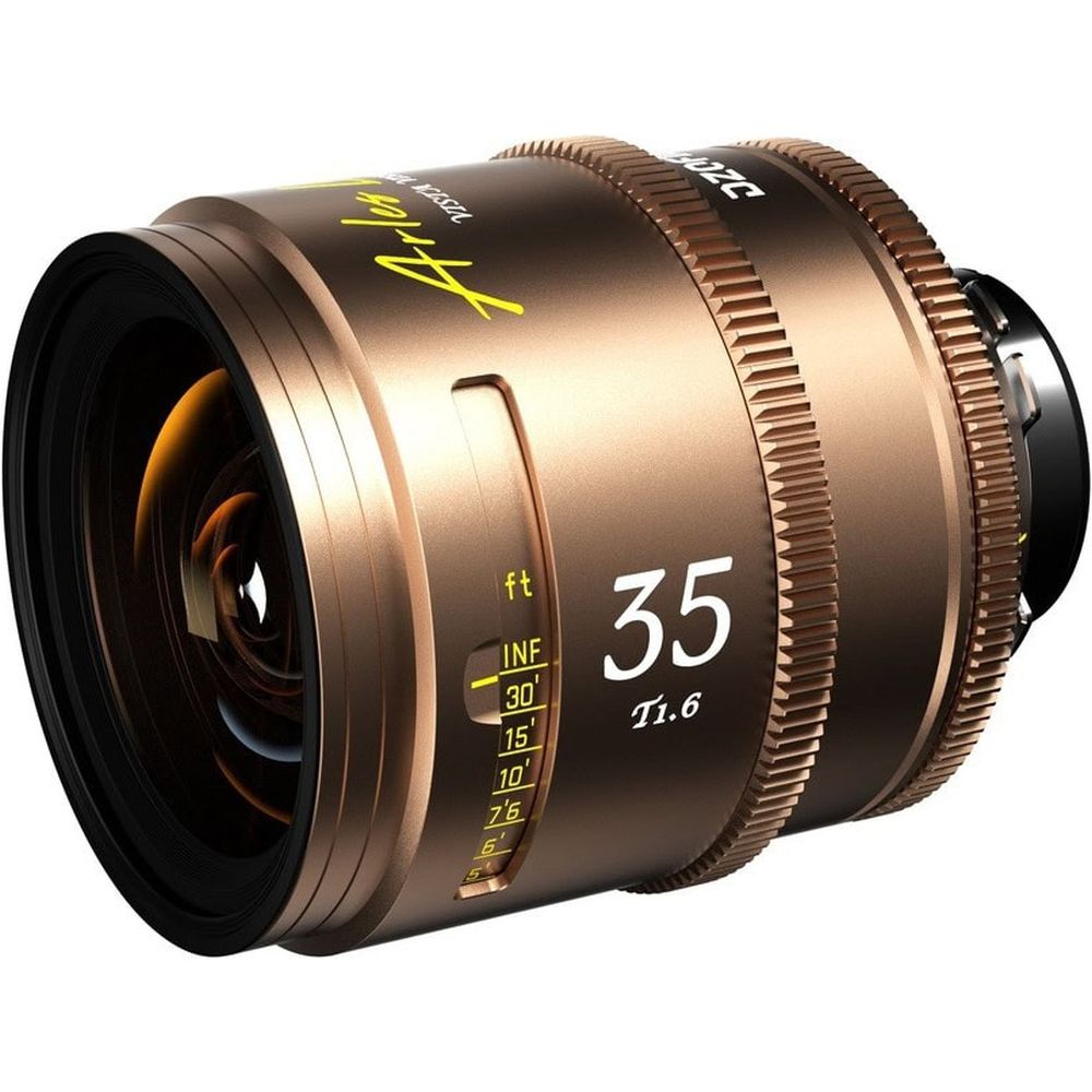 Obiettivo cinematografico DZOFilm Arles Lustre 35mm FF/VV Prime con attacco PL (metro)