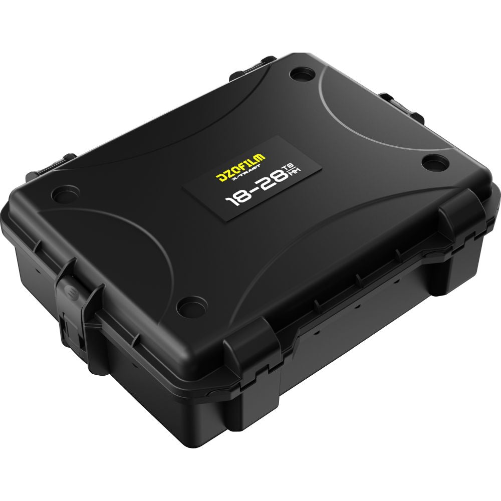 DZOFilm X-tract 18-28mm 0/90/360 gradi Una custodia nera R-Unit 3 pezzi Attacco PL (misuratore)