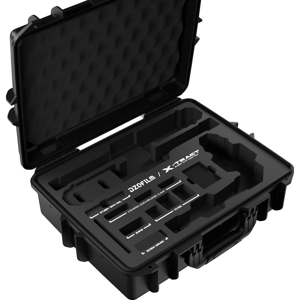 DZOFilm X-tract 18-28mm 0/90/360 gradi Una custodia nera R-Unit 3 pezzi Attacco PL (misuratore)