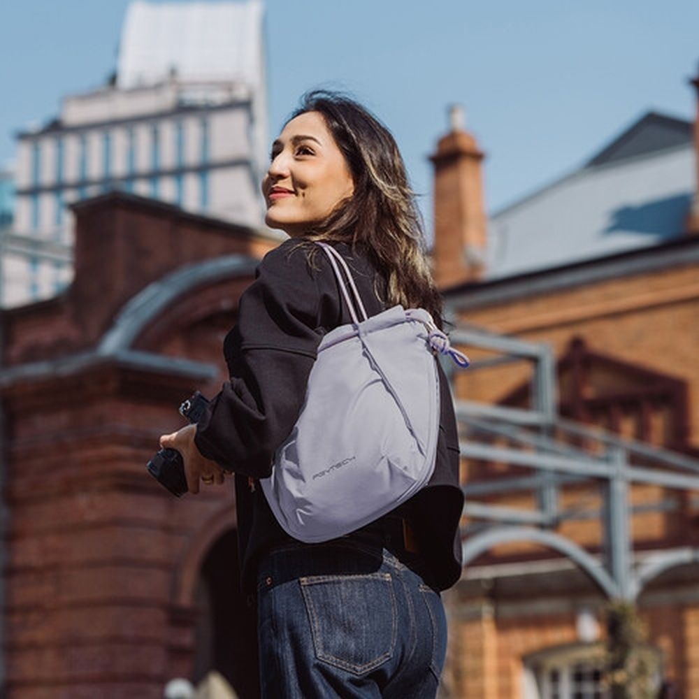 Borsa con tracolla in corda PGYTECH OneGo, lilla