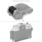 Piastra di montaggio a L SmallRig 4713C con impugnatura in silicone per FUJIFILM X-T50, argento