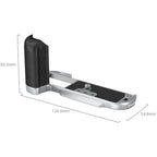Piastra di montaggio a L SmallRig 4713C con impugnatura in silicone per FUJIFILM X-T50, argento