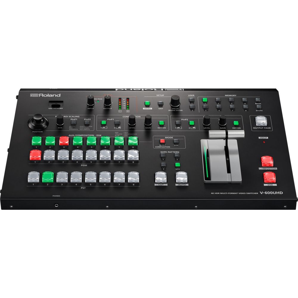 Switcher video multiformato Roland V-600UHD 4K HDR