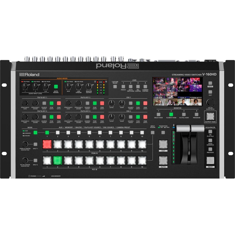 Commutatore video streaming Roland V-160HD